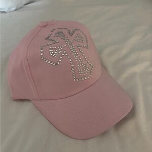 Y2K Pink Rhinestone baseball cap